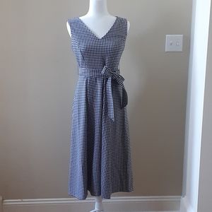 Calvin Klein NWT BlackWhite Plaid Windowpane Dress
